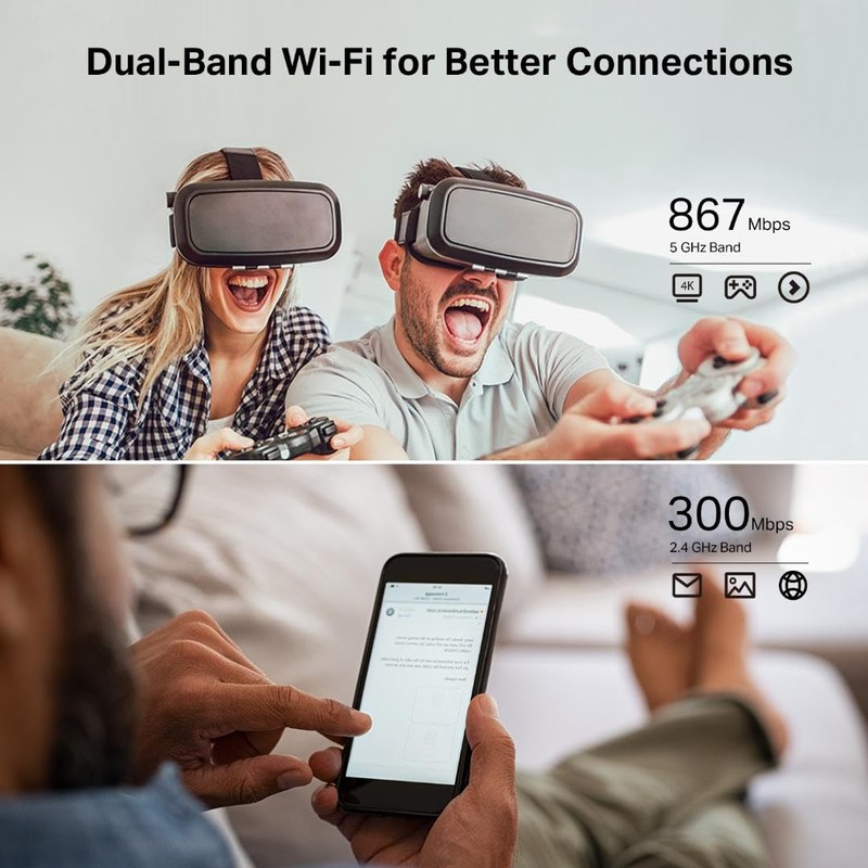 TP-Link AC1200 WiFi Router (Archer A54) - Dual Band Wireless