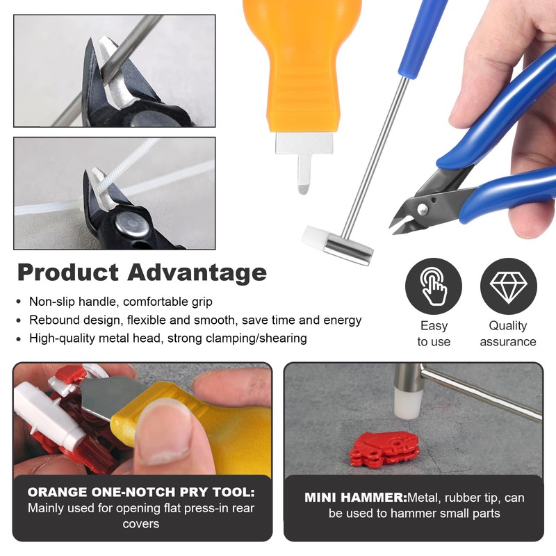 Fippy 29PCS Gundam Model Tools Kit, Model Basic Tools Kit,