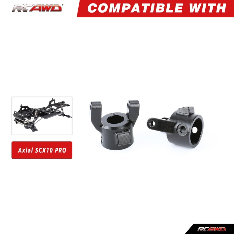 RCAWD Brass C Hub Carrier Set for Axial III SCX10