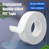 2 Rolls 25mmx50m Double Sided Tape, Universal Super Sticky Resistante