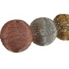 Premier Housewares Decorative Spheres, Metal, Rose Gold/Silver/Gold