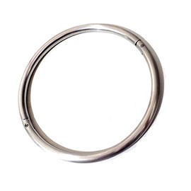Cuffstore 18" Lightweight Locking Aluminum Satin Eternity Collar