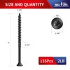SG TZH #10 x 3 Inch Deck Screws (135Pcs) 2lb.
