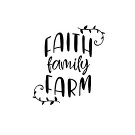 Legacy Innovations Faith Family Farm LLI | Decal Vinyl Sticker | Cars Trucks Vans Walls Laptop | Black | 5.5 x 5.0 in | LLI2151