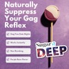 DEEP Gag Suppressing Sucker Purple Raspberry Flavored - No Gag