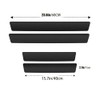 fanshihua 4pcs/Set for Nissan nismo Door Entry Guard Carbon Fiber