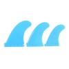 3Pcs Surfboard Fins PVC Thruster Fins Surfing Board Accessories for
