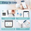 DETONGER Label Maker Machine with Tape P0 Rechargeable Bluetooth Mini