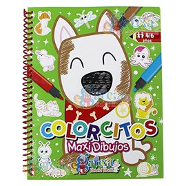 Editorial Garcia - Colorcitos Maxi Dibujos – Libro Para Colorear – Dibujos Grandes Para colorear – Libro Educativo de Colorear – Regalo Para Niños