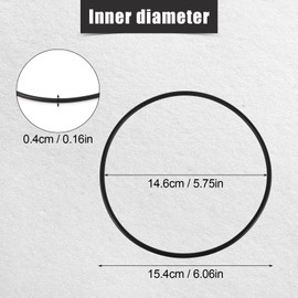 Pool Filter O Ring, 4pcs Pool Filter O Ring Replacement for 154493 Closure O-Rings for Pentair PacFab Tagelus Triton C-3 Sand Filters Pool Pump Plug O Ring