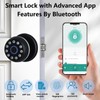 Smart Door Lock - 4-in-1 Keyless Entry Door Knob with
