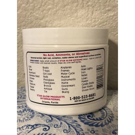 Star Glow Professional Metal Polish Paste Marine Formula