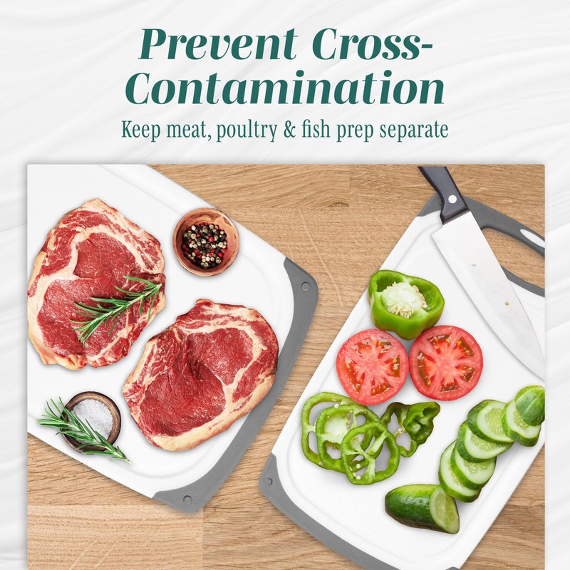 Cutting Boards for Kitchen - BPA-Free Chopping Board - Different