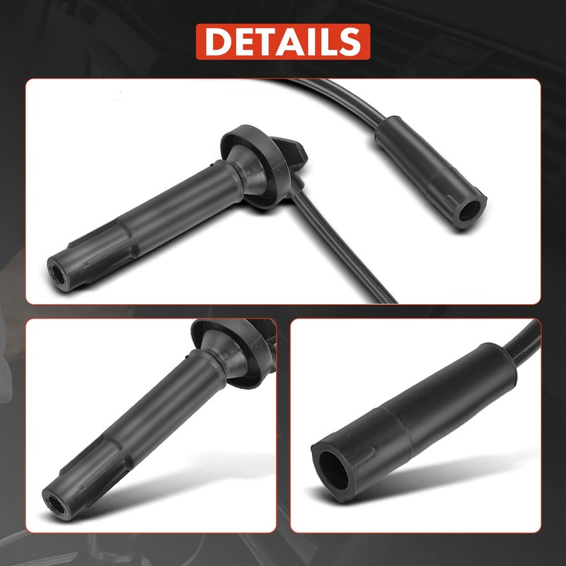 Frankberg 4x Ignition Cable Set Petrol Compatible with Forester SF