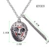 KEYCHIN Jason Machete Keychain Movie Fans Gift Thriller 80's Horror
