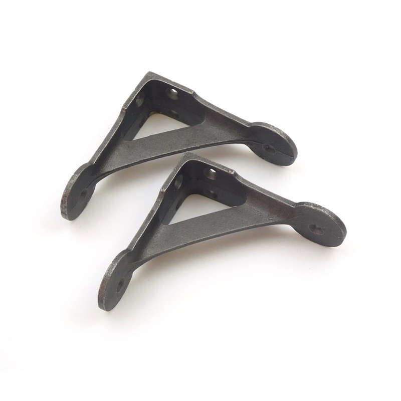 Oakcrafts - Pair of Gallows Shelf Brackets Antique Cast Iron