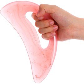 ZUJIACUN Large handle big Scraping massage tool, resin body Guasha scraping tool Lymphatic drainage massager anti-cellulite massage body sculpting tool, sculpting back, neck, face, legs, male, female