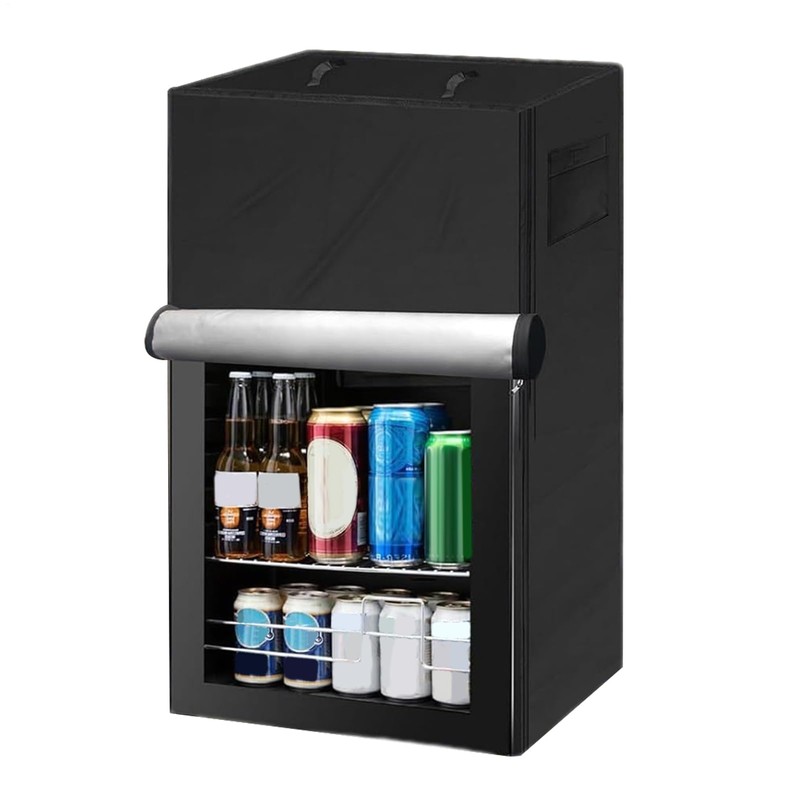 Outdoor Refrigerator Cover,Freezers Refrigerator Protective Cover | Magnetic Closure UV