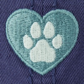 Life is Good - Gorro de béisbol Bordado Ajustable para Adultos para Hombres y Mujeres, Talla única, corazón de Animal, Animal Heart, One Size