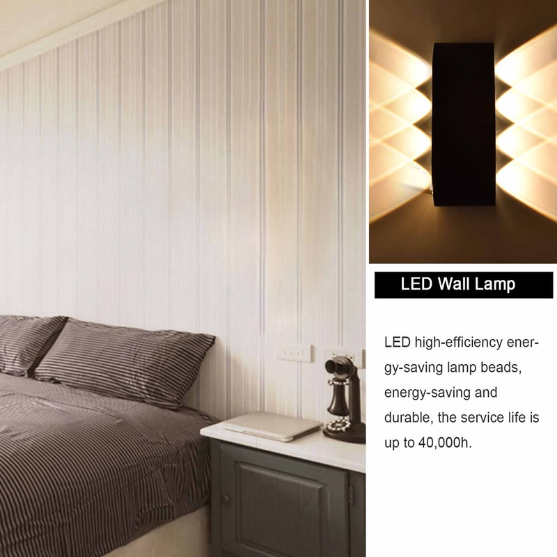 LED Wall Light 8W Waterproof Decorating Lighting Lamps for Living