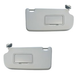 Sun Visor fist for Hyundai Tucson Pair Both Sides Gray 2005-2009 OE Quality - 2MPLASTIC 852022E450QS - 852012E450QS