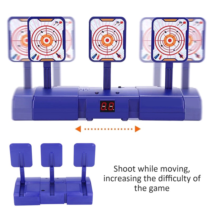 Electric Shooting Target Auto Reset Electronic Scoring Target Sound Light