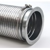 Cuello de conducto de ventilación hermético de metal de 4