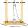SIBOSUN Pocket Watch With Albert T-Bar Chain & Lobster Clasps