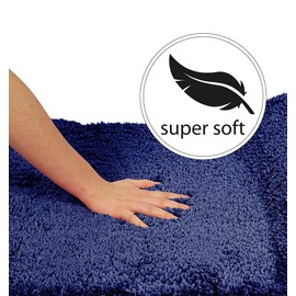 PANA fluffy bath mat in various colours and sizes • Bath mat made of soft microfibre – non-slip and washable • Shower mat