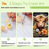 Cow Paint by Numbers for Adults, Cow Painting by Numbers,