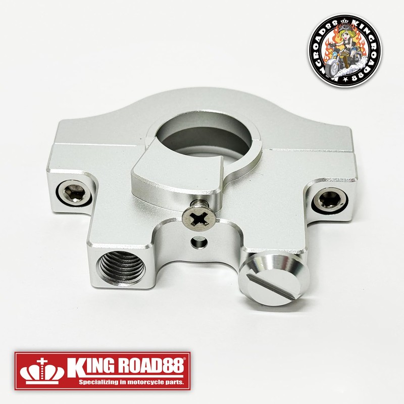 King Road 88 Throttle Holder KingRoad88 Aluminum Axle Throttle Silver