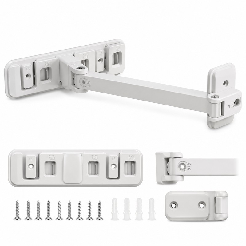 Adjustable Window Safety Lock for Childproofing – Sliding Door &