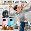 Spreccio Glass Laundry Detergent Dispenser with Holder,1.1 Gallon Laundry Liquid