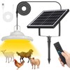 Grinsvalley Solar Chicken Coop Light with Remote & Timer, Dusk