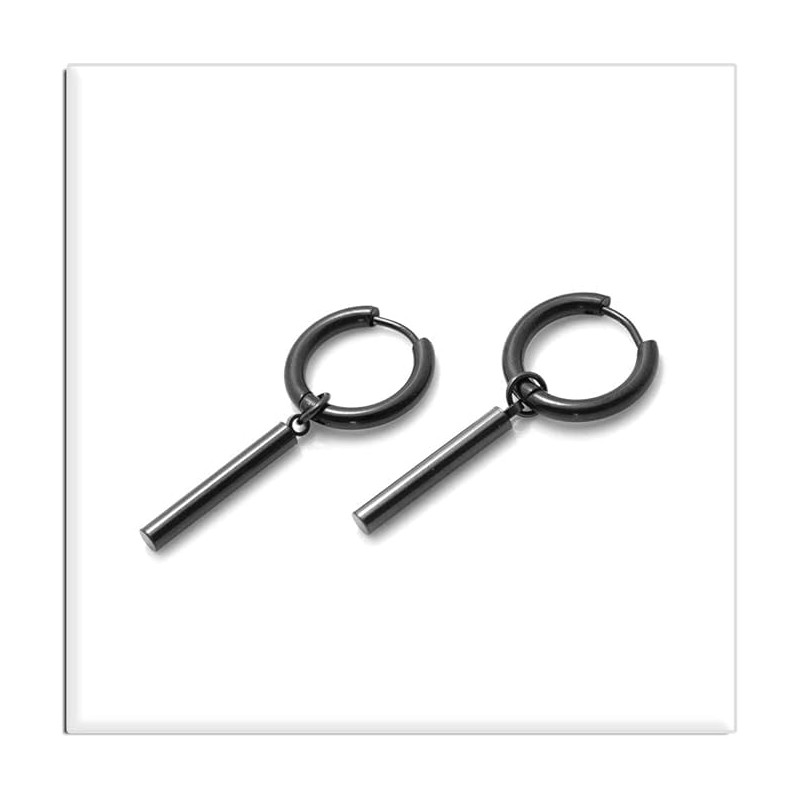 Jewelry Stainless Steel Hinged Earrings Bar Dangle Drop Earrings,Long tassel