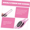 FOMIYES 3sets Quality Eyebrow Tweezers No Crease Hair Removal Kit