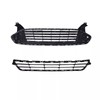 Fusion Front Bumper Cover & Upper Lower Grille Replacement For