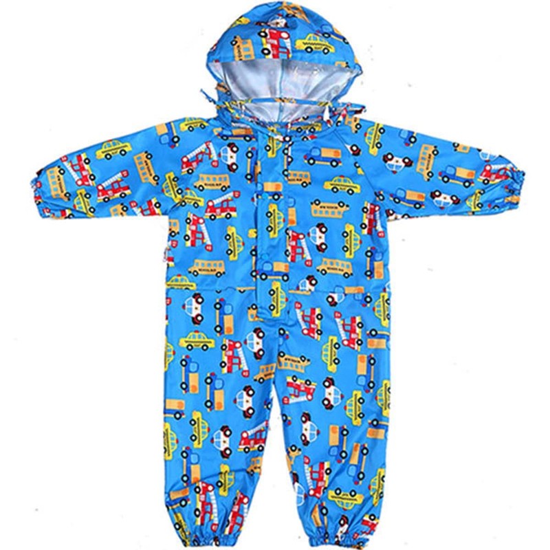 Emfay Kids Raincoat, Girl, Raincoat, Cute, Ultra Lightweight, Unisex, blue