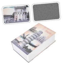 Operitacx Box Book Safe Book-shaped Safe Bookshelf Decor Door Money Storage Cubes Compartment Hidden Case Office Secret Case Secret Case for Safe Simulation Secret Case Plastic