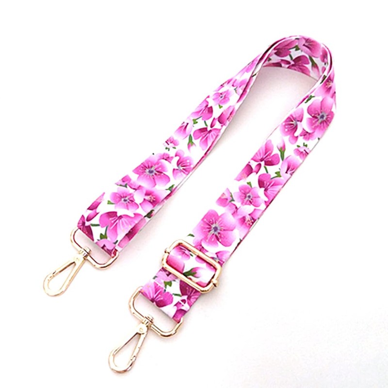 Printed Flower Nylon Webbing with Buckle 1 1/2 inch 6