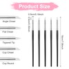 LIQWEI 10 Pcs Silicone Paint Brushes, Professional Silicone Sculpting Tools