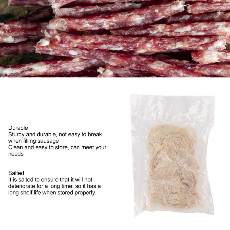 Natural Hog Sausage Casings 42‑44mm Edible Salted Sausage Casings for