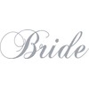 Bride Wedding Iron on Transfer (Silver)