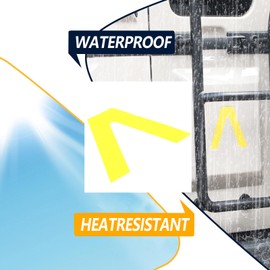 Bekantogy Car Trunk Door Inverted Letter A Sticker Compatible with Ineos Grenadier 2020-2024 Trunk Door Decorative Stickers Tailgate Side V-Shaped Stickers Accessories (Yellow)