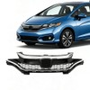 PIT66 Front Upper Bumper Grille Compatible with Honda Fit 2018