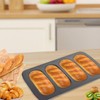 BLLREMIPSUR Mini Baguette Tray, Perforated French Stick Loaf Baking Molds
