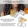 90 Piezas De Anillos De Trenza Para El Cabello, Accesorios