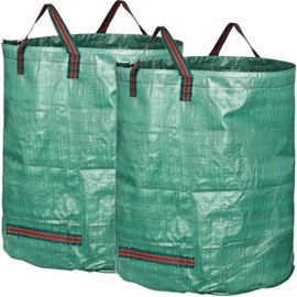 GardenMate 2-Pack 72 Gallons Reusable Garden Waste Bags (H30, D26 inches) - Yard Waste Bags