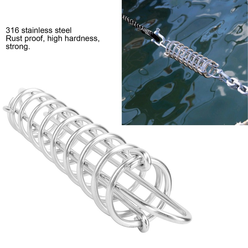 Mooring Spring 6 X 370mm 316 Stainless Steel Mooring Spring