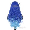 GNIMEGIL 24 inch Long Curly Wigs for Women Mesmerizing Ombre